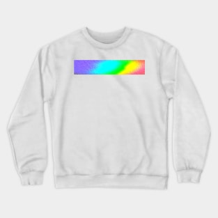 A Textured Band of Rainbow Crewneck Sweatshirt